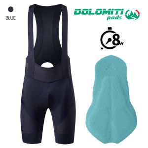 RION Mens Cycling Shorts Pro Bicycle Bib Tights MTB Padded Bike Clothing Italian Dolomiti Pads 8H Roading Biking Bibs Slim Fit