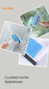 Alat Pembersih Kaca Cermin|Jendela Mobil Pembersih 2in1 Sponge & wiper