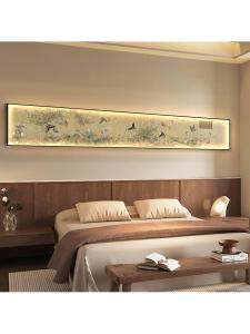New Chinese Style Aesthetic Wall Art for Bedroom Headboard