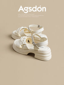 Agsdon | Platform Sandals for Women Summer White High Heel
