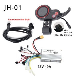 Electric Scooter 36V/48V JH-01 Intelligent Brushless Motor Controller LCD Instrument Display Accelerator Throttle