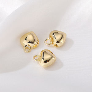 Mặt Dây Chuyền Trái Tim Thủ Công DIY 14K Quà Tặng Trang Sức Thời Trang Cho Phụ Nữ Mặt Dây Chuyền Trang Trí Vòng Tay Vòng Cổ