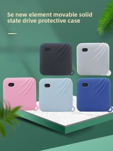 zhencool | WD Elements SE Mobile Solid State Drive Protective Case Western Digital Shockproof Silicone Anti-fall Small Biscuit Box Storage Bag