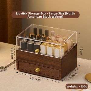 FANHAN | Cosmetic Storage Box Walnut Wood