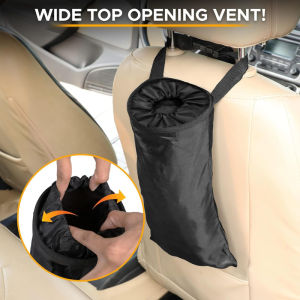 1/2PCS Car Seat Back Trash Holder Hang Litter Bag Garbage Storage Rubbish Container Oxford Cloth Car Waste Bins Cleaning Tools