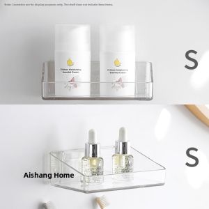 Hanging Clear Drill-Free Wall Shelf