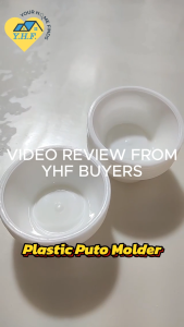 YHF 12 pcs High-Quality Plastic Puto Molder | Puto cups Baking tools | Small Medium Large Extra Large
