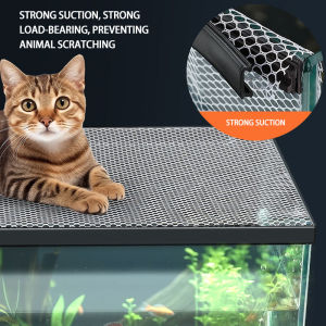 ZRDR Fish Tank Anti Jump Net Invisible Anti Jump Net Magnetic Suction Sea Tank Anti Escape Cover Net Cover Fixed Anti Jump Net