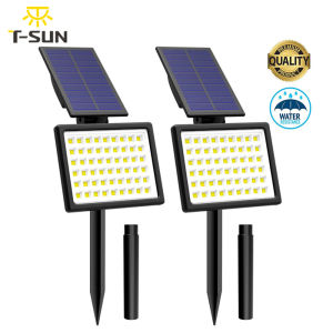 1pc 54LED Adjustable Solar Light Outdoor Waterproof Solar Spotlight Solar Garden Light Solar Power Wall Light For Garden