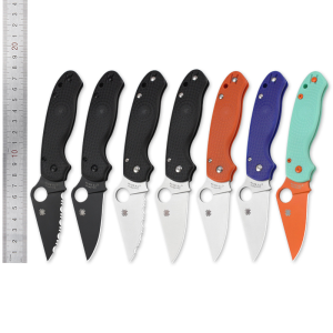 มีดพับ Spyderco Paramilitari3 C223 งานพรีเมี่ยม ระบบบอลแบริ่ง ระบบล็อคใบมีดแบบคอมเพรสชั่นล็อค ด้ามจับเส้นใยไนลอน มีแมงมุมตัวน้อยสลักยุบนคลิปเหน็บ