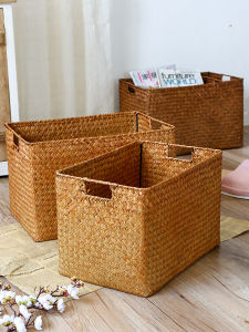 KENS | Large Capacity Grass Woven Storage Box