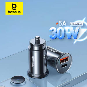 BASEUS | Baseus 30W Car Fast Charger Quick Charge 4.0 3.0 USB Type-C Fast Charging Car Phone Charger For Huawei Xiaomi iPhone 15 14 13 12