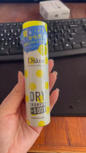 Xịt gội khô Diane Perfect Beauty Dry Shampoo + Body (hương hoa quả) (40g) - Nhật Bản