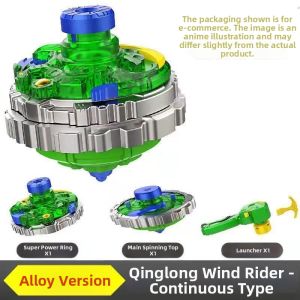 QAT | Twin-Armored New Spinning Pull-String Magic Luminescent Toy Gyroscope