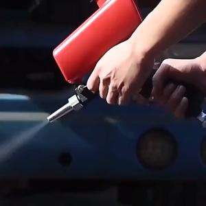 90psi Portable Gravity 【 Sandblasting Gun 】 Pneumatic Mini Aerodynamic Sand Blasting Machine Adjustable Speed Blast 喷砂枪