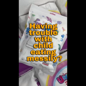 (UNISAUR) TUCKED IN Disposable Baby Bibs - (20pcs/pack) cotton soft breathable thin able to hold 3kg absorb 100ml of water