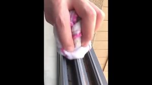 Window Door Groove Cleaning Cloth Window Cleaning Brush Windows Slot Cleaner Brush Clean Window Slot Clean