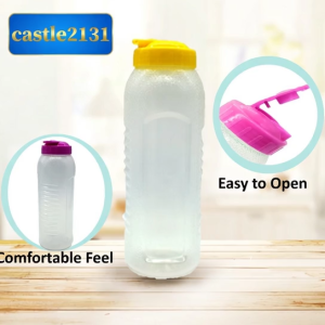 1.5L Plastic Water Jug Bottle Durable Pitcher Drinkware Leakproof Portable Water Container for Outdoor Sports Gym Travel Home BPA Free Lightweight Reusable