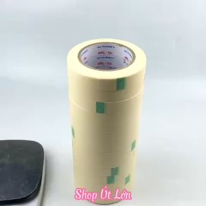 Băng keo giấy rộng 2cm dài 50 mét lõi giấy 3mm - 1 cây có 14 cuộn