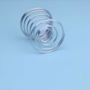 Ly đựng trứng vịt lộn hình Xoắn Vòng lò xo bằng thép không gỉ / Cốc Ăn Hột Vịt Lộn Inox Vòng Xoắn Chống Nóng Tiện Lợi