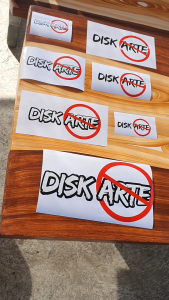 DISKARTE STICKER - MOTOR STICKER - CAR STICKER - DECALS - (WATER PROOF)