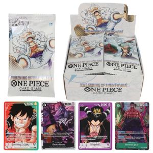 Bandai | 40/300Pcs Anime** ONE PIECE Card TCG OP-05 Luffy Zoro Shanks Trading Collection Card for Children Gift Toys