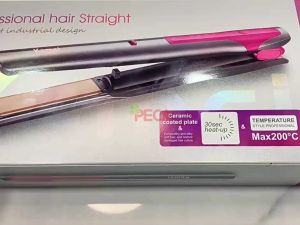 Máy duỗi tóc không dây Kemei KM-555 chuyên nghiệp điều chỉnh 4 mức nhiệt độ phù hợp sử dụng mọi loại tóc - Hàng chính hãng