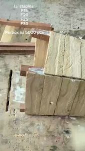 Isi Staples F15 F20 F25 F30 Isi 5000Buah Per Box Mesin Paku Tembak Refill Air Nailer Stapler Gun