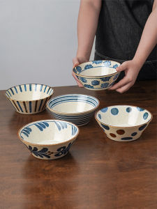 Mino Yaki | Elegant Japanese Ceramic Salad Bowl