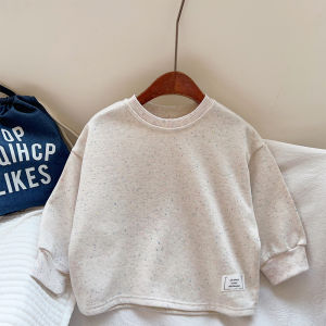 Áo Nỉ Cotton Nhiều Màu Sắc Cho Trẻ Em Mùa Xuân Thu Áo Nỉ Cotton Trùm Đầu Phong Cách Tươi Mới Áo Khoác Ngoài Cotton Cho Bé Trai Và Bé Gái