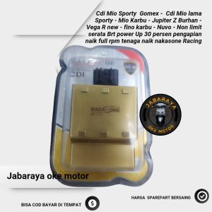 Cdi racing Mio lama Sporty - Mio Karbu - Jupiter Z Burhan - Vega R new - fino karbu - Nuvo - Non limit power Up 30 persen pengapian naik full rpm tenaga naik nakasone Racing DIGITAL
