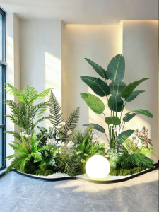 LIANYOU | Decorative Faux Plant For Indoor Outdoors Staircase Courtyard Entrance