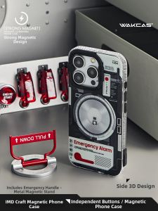 WAKCAS | Business Premium Full-body Shockproof Mechanical Style Phone Case for iPhone