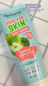 Herborist Body Serum Pemutih Glutha For Skin 180ml/Body Serum Murah Herborist 180ml