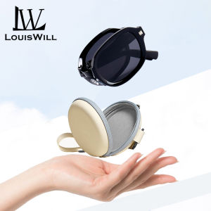 LouisWill Womens Sunglasses 180 ° Foldable Sunglasses Fashion Large Frame Sunglasses UV Resistant Foldable Summer Sunglasses Ultra Light Polarized Sunglasses Outdoor Traveling Walking Shopping Driving