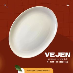 VEJEN Piring Keramik | Porcelain Plate | Piring Saji Porselen