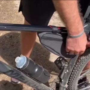 1PCS Bike Frame Bag Premium Bike Pouch for Mountain Road Bike Lightweight Triangle Bicycle Frame Bag
