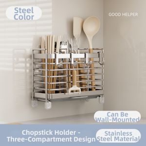 YUJIANG | Wall-Mounted Cutlery Organizer