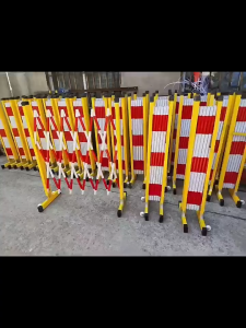 Folding Barricade - Expandable Safety Barricades - For Blocking off Dangerous or Restricted Areas Safe Fence