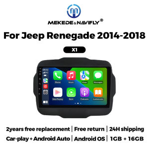 MEKEDE 2 Din Wireless Carplay Android Auto For Jeep Renegade 2014-2018 Car Radio Multimedia autoradio Intelligent audio system