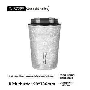 Tiartisan | Ly Đựng Cà Phê Cách Nhiệt Titanium