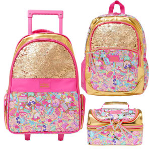 Smiggle Australia Large Capacity Student Backpack Double Shoulder Cartoon School Bag for Primary And Middle School Children