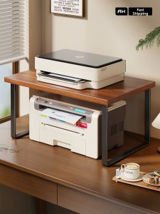 Multifunctional Printer Shelf For Home Office Files Copy Machines Elevated