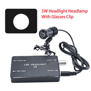 Headlight for Dental Loupe Binocular Magnifier Magnifying Glass LED Head Lamp Light 5W Headlamp Lighting