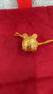 Poh Heng Jewellery 22K Guardians Of Fortune Rat Charm in Yellow Gold[Price By Weight]