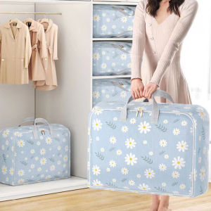 Túi đựng chăn mền / Quần áo sức chứa lớn có tay cầm tiện dụng cho gia đình