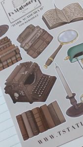 Sticker sheet dark academia 2 - chuyên dán trang trí sổ nhật kí sổ tay | Bullet journal sticker -stic002