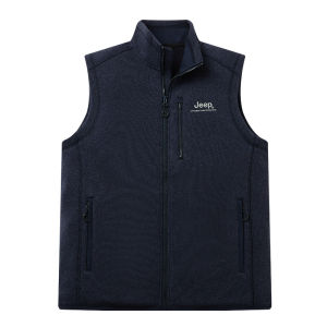 Jeep | Jeep Mens Lightweight Climbing Vest Fluffy Fleece Warmth Outdoor Mountain Hunting Jacket Breathable Wear Resistant Static Free