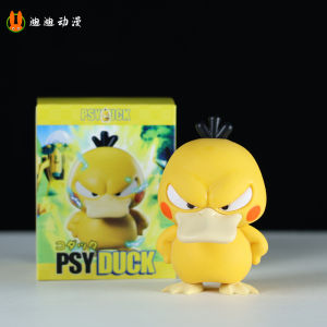 Adorable Q Version Duck Cosplay Car Ornaments Detachable Collectible Toys Super Cute Desktop Gifts from Pokemon Series