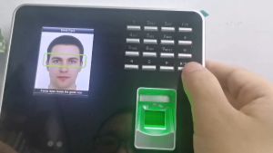 ZKTeco Face Attendance Machine Fingerprint Facial Recognition Time Attendance Machine Fingerprint Punch Card Machine Work Office Company Control Brush Face Password Unlock Multifunctional Time Attendance Machine